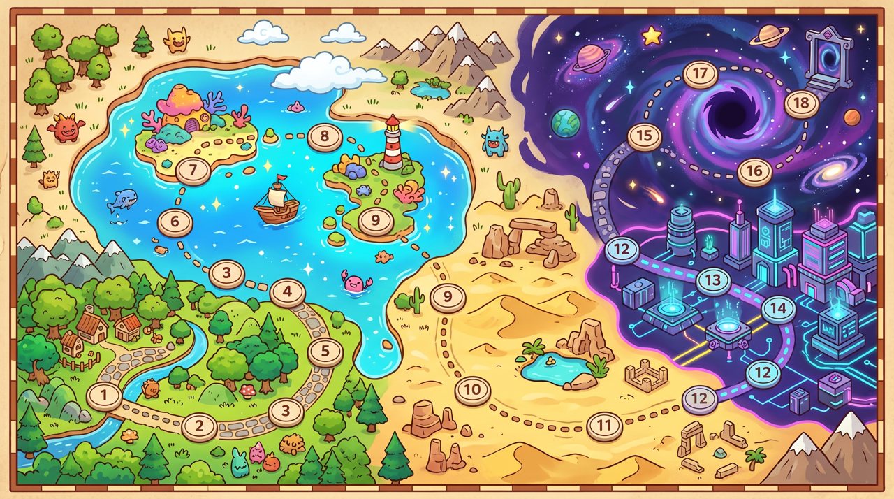 The Driftlands world map
